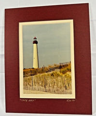 Cape May Lighthouse Print 8×10 Signed Coastal Art Nautical Beach Costal Decor