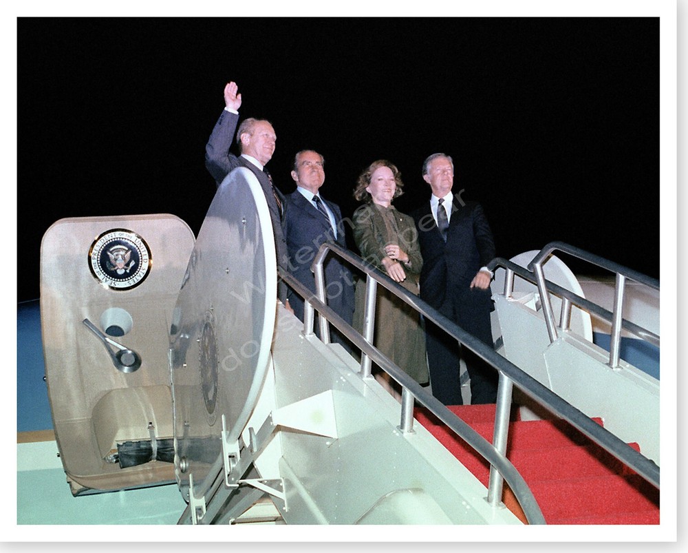 President Gerald Ford Richard Nixon Jimmy and Rosalynn Carter Air Force One 8×10