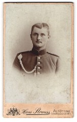 Photograph Hans Strauss, Altötting, Schlotthammerstraße 1, soldier in uniform mi