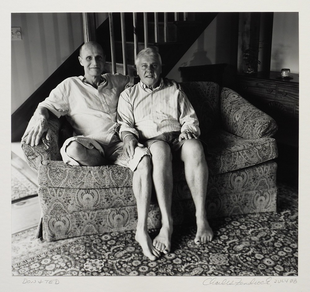Charles Fendrock Silver Gelatin Large Format Photograph – Don + Ted