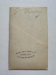 orig. CDV Photo Photograph Picture Old Fashion Circa 1865 General Fleury Militaire Soldier