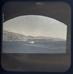Cap Martin Von Monte-Carlo Photo Autochrome Stereoscope C1910 Original Print