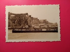 Altes Foto antik Schiff Boot deutsches Eck Koblenz boat ship nice old Photo 1939