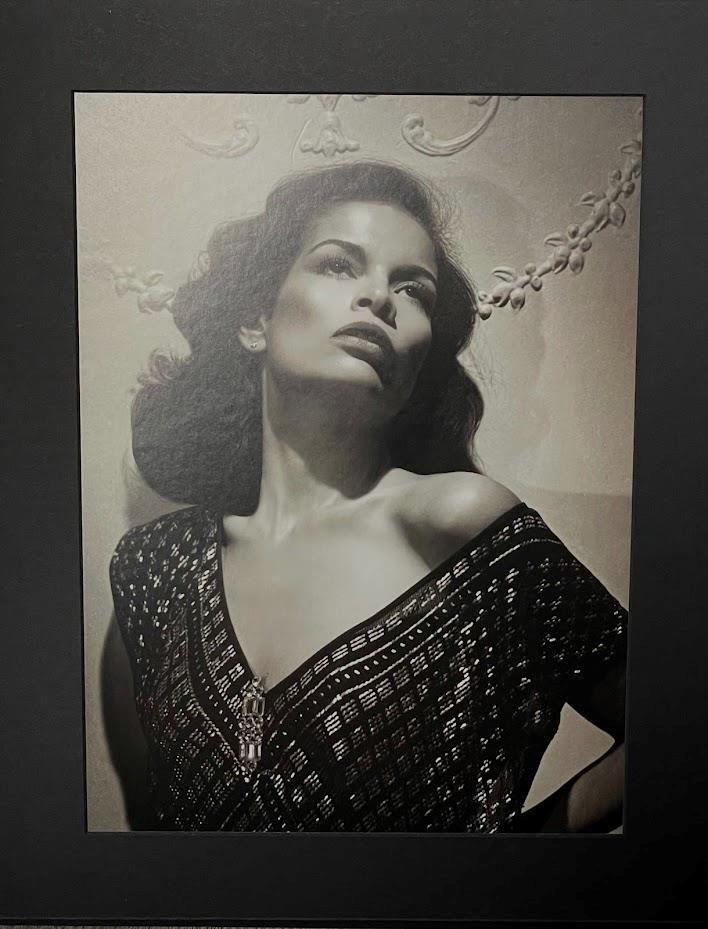 George Hurrell Bianca Jagger Matted Photolithograph Hollywood Movie Star