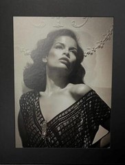 George Hurrell Bianca Jagger Matted Photolithograph Hollywood Movie Star