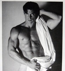 HANDSOME, CLASSIC, STATUESQUE MALE MODEL PHOTO – ’90s SWISS POSTER, GAY INTEREST