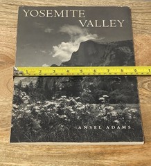 Yosemite Valley by photographer Ansel Adams, Edited By Nancy Newhall.