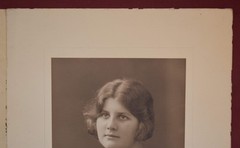 Vintage Portrait Photograph of a Young Woman by J. Weston & Son, Eastbourne