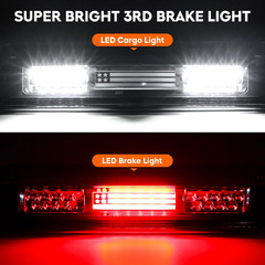 Tail Light + 3Rd Third Brake Cargo Lamp for 2004 2005 2006 2007 2008 Ford F-150,