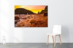 Arch Rock Sunset at Harris Beach – Oregon Coast Photography, PNW Wall Art Prints