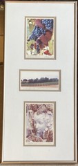 Artist Doreen Wynja Pair Vintage Photograph Art Wine Country Signed Matted EUC!!