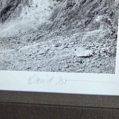 DAVID H GIBSON Photography Signed LEDGE AT INDIAN STEPS, KLONDIKE RANCH, TEXAS
