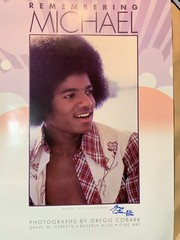Gregg Cobarr, “Remembering Michael Jackson,” Signed Poster w/COA