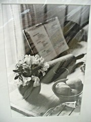 MATTED PHOTOGRAPHY Kitchen Food Prep Flowers Potato By Larry Santucci 16×20 2003