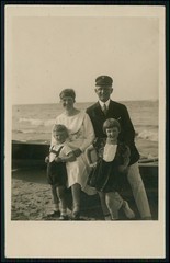 12x Real Photo Postcard – Family Children Boys Girls Portrait – 1910s 1930s