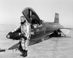 Pilot Neil Armstrong and X-15 11″x14″ Photograph Print 11×14