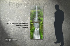 Craig Bill «Edge of Heaven» 60x20in Canvas Artwork Ready to Hang