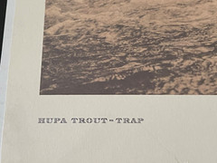 Edward Curtis Hupa Trout – Trap 16″ x 12″ Print Native American Vintage EUC
