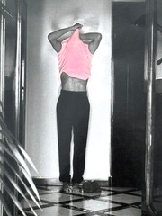 The Pink Shirt 15 5/8 x 12 Photograph-C. 1980s-Mark Bugzester