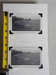 Vintage Found Photo Amateur Baseball Game Batter Up! Vernacular Snapshot c1930s