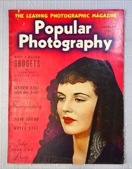 Popular Photography January 1940 Grieving Theme Vintage Cover Only Photo