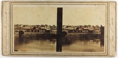 FRANCE Charenton Le Pont Paris Photo Stereo Vintage Album c1858