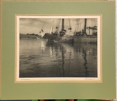 Original JOHN R HOGAN ‘In Lunenberg’ NOVA SCOTIA HARBOR Boats Pictorialist PHOTO