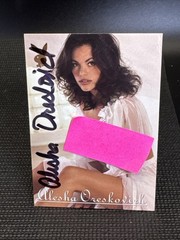 2000 Playboy Lingerie Alesha Oreskovich Signed Autograph Card #68