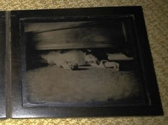 VIK MUNIZ ‘Under the Bed’ SIGNED Ambrotype Photograph from ‘Clayton Days’ Framed