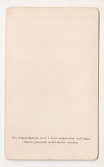 CdV photo young lady in beautiful dress around 1865 Thiele Teplitz Saaz Bohemia (f1982