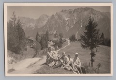 Mittenwald 1953 – St. Antonhütte – Old Photo 1950s
