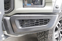 Honeycomb Front Bumper Bottom Fog Vent & Side Fender & Headlgiht Chrome Cover Tr