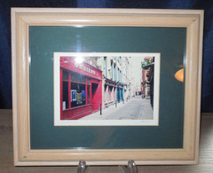 Vtg Original Signed Jani Photo of O’Brians Irish Pub Dublin Street Scene