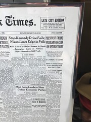 VTG REPRODUCTION OF THE NEW YORK TIMES FRONT PAGES March 7 1960 Framed 18”x 24”