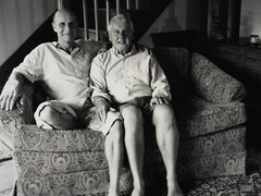 Charles Fendrock Silver Gelatin Large Format Photograph – Don + Ted