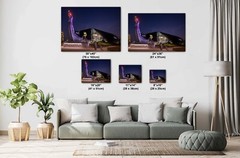 U.S. Bank Stadium’s Vikings Ship: A Beacon of Light Minneapolis Night Wall Art