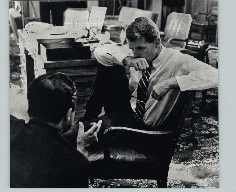 1972 1960s Philippe Halsman RFK Robert F Kennedy Art Photo Gravure