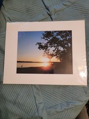 Pensacola Florida Sunset 8 By 10 Matted Photography Print