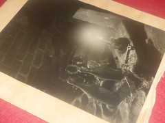 PIERRE JAHAN / CAVE BOUTEILLES CLE BOUGIE ORIGINAL SIGNED ARGENTIC PHOTO Ca 1940