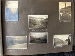 Old Photo Album Civilian with Flaws, Travel 1930s /90