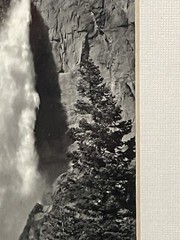Waterfall LANDSCAPE BLACK AND WHITE PHOTOGRAPHY BY ANSEL ADAMS 10” Tall