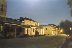 CHARLES MURRAY AUSTRALIAN LARGE PHOTOGRAPH «MAIN STREET AT NIGHT» 1997
