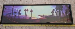 Eric G. Weaver Signed Digital Photographic Print of Pier Beach Waves Palm Trees