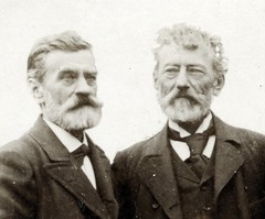 brothers, ID „Vargha”, bearded men, Vintage fine art Photograph, 1910’s