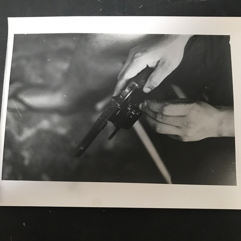 Art Photograph Silver Gelatin B/W Print Janine Gordon Signed Brazil Gangs 11×14