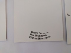 Santa Fe with 3 Postcards Rie Miyazawa Kishin Shinoyama Photobook from Japan