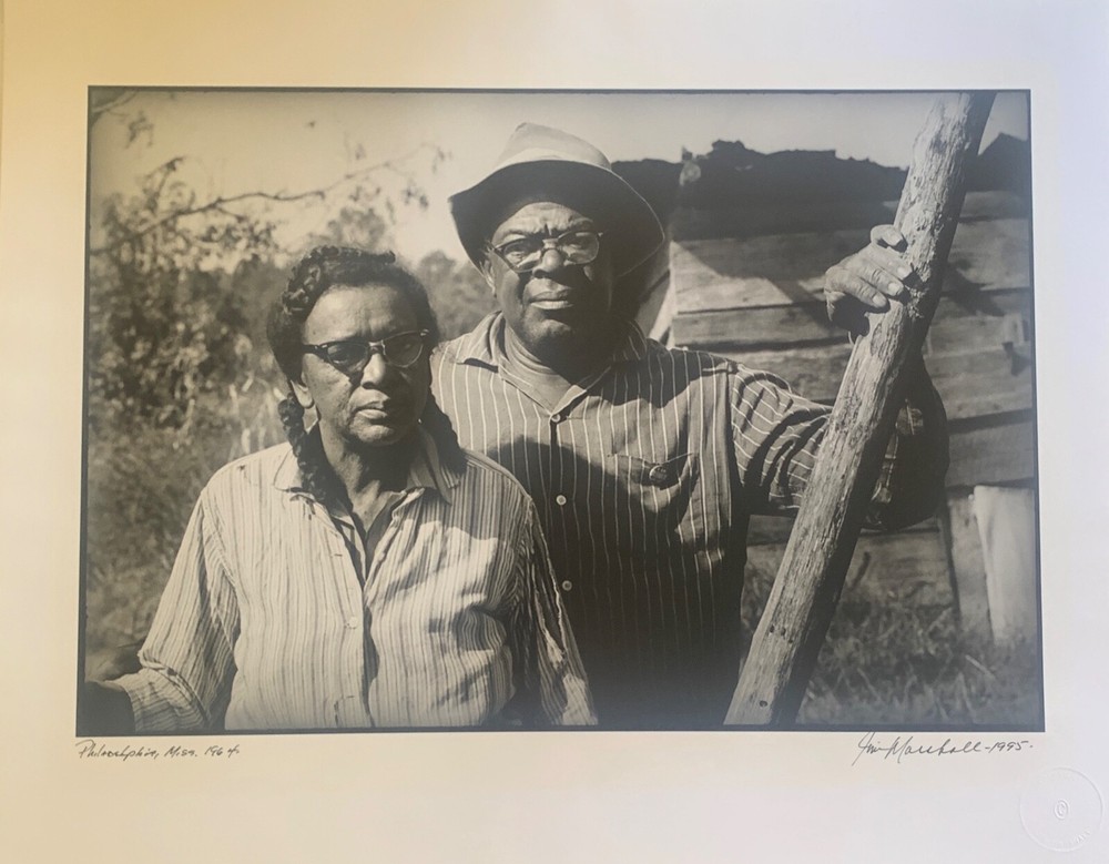 JIM MARSHALL – MISSISSIPPI 1964 / 1995 – 16″ X 20″ PAPER – SIGNED.