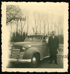 Opel Olympia in Gutach 1956-Auto Passenger Car Automobile Vintage-Photo 6x6cm