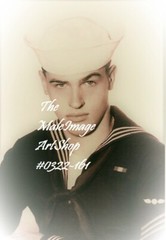 VINTAGE MALE PORTRAIT #0322-161 – ‘sailors 1943’ -free shipping usa