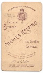 Photograph Charles Keeping, Exeter, 1 Exe Bridge, Portrait of a Bearded Man